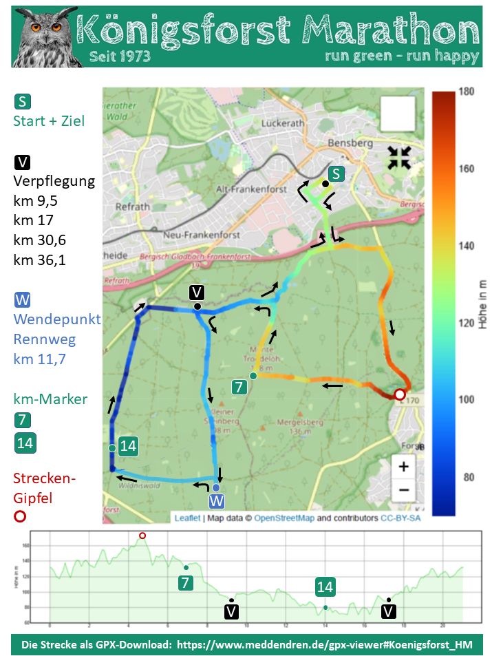 Running Infos And Downloads Your Running Event Koenigsforst Marathon