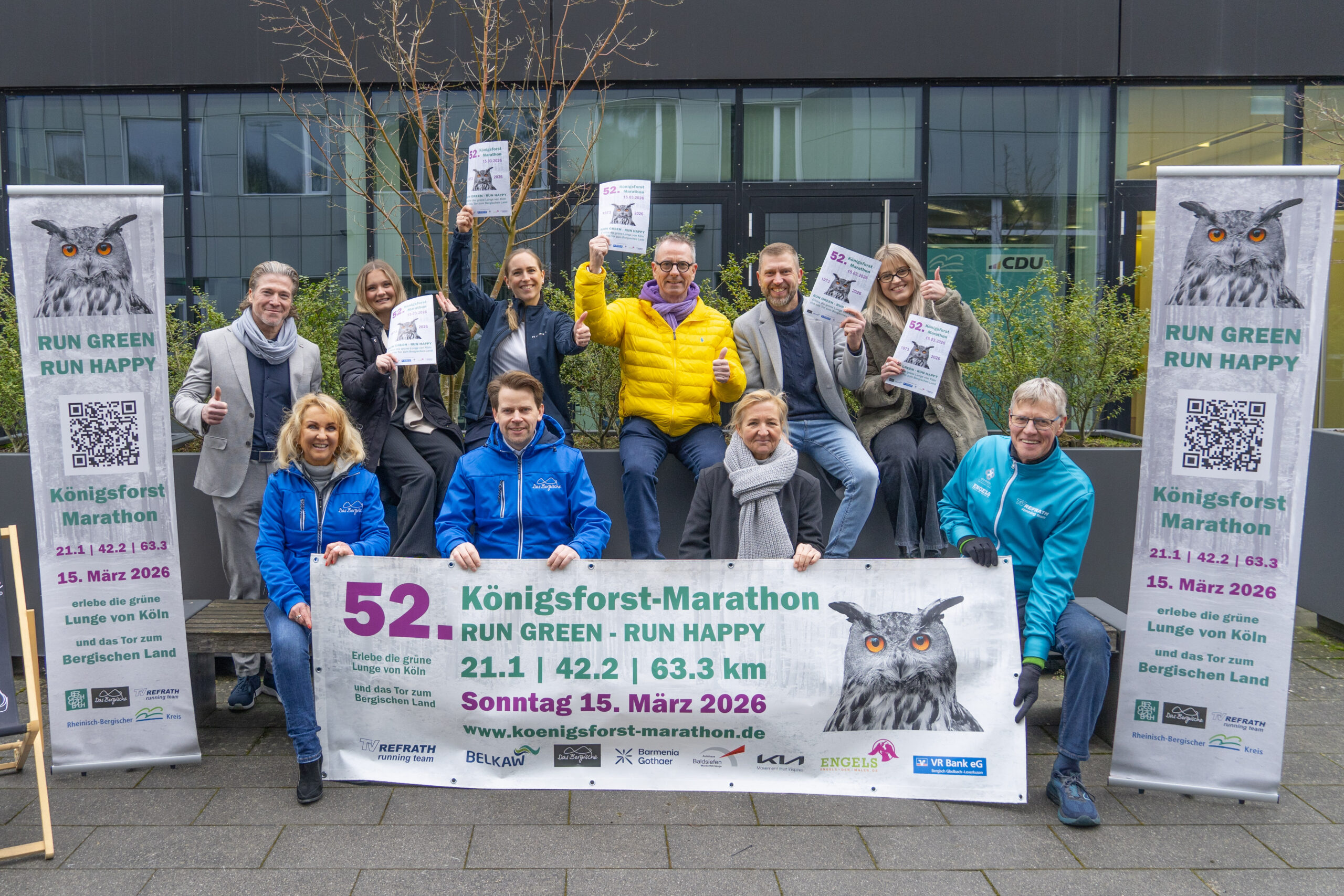 52. Königsforst-Marathon am  16. März 2026     –   51. Köfo-Halbmarathon   –  6. Köfo-Ultra