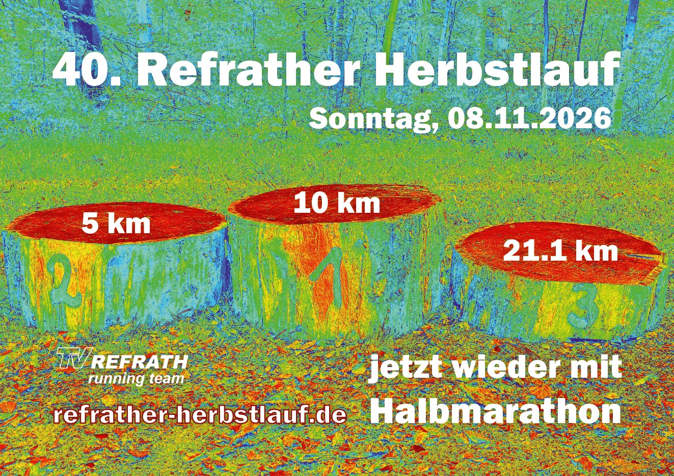 2026-11-08 Refrather Herbstlauf – Flyer quer – VS Titelbild